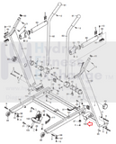 Proform Gold's Gym Reebok Treadmill Right Upright Spacer 252863-hydrafitnessparts