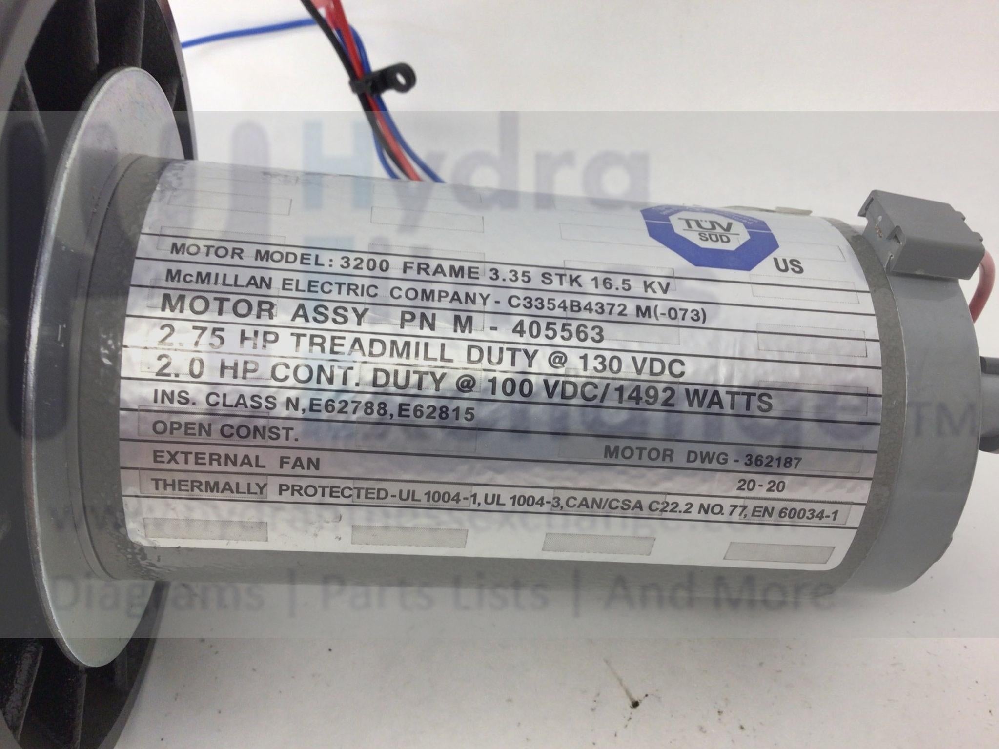 Proform Gold's Gym Treadmill Dc Drive Motor with Flywheel 405710