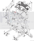 Proform Gold's Gym Weslo 395 397 515 14.2T Treadmill Crossbar 316391-hydrafitnessparts