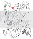 Proform Health Rider Nordictrack Upright Bike Top Shield Cover 280809-hydrafitnessparts