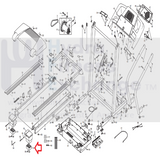 Proform HealthRider Image Weslo Treadmill Foot End Cap 215280-hydrafitnessparts