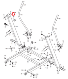 Proform HealthRider Lifestyler Treadmill Latch Pin Sleeve 252297-hydrafitnessparts