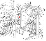 Proform HealthRider Lifestyler Treadmill Storage Latch with Spring Set 146284-hydrafitnessparts