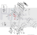 Proform HealthRider Lifestyler Weslo Image Treadmill Latch Pin Assembly 148906-hydrafitnessparts