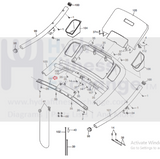 Proform HealthRider Weslo Treadmill Pulse Crossbar Support MFR-257075 260362-hydrafitnessparts