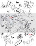 Proform Healthtrainer NordicTrack Reebok FreeMotion Recumbent Bike Pedal Set 256305 & 256304-hydrafitnessparts