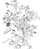 Proform Le Tour De France 1050 1350 Stationary Bike Handlebar Cover 299247-hydrafitnessparts