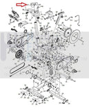 Proform Le Tour De France Cycle Bike Handlebar Receiver Cover 323582-hydrafitnessparts