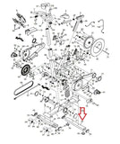 Proform Le Tour De France Indoor Cycle Rear Stabilizer 299248-hydrafitnessparts