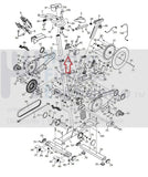 Proform NordicTrack HealthRider Weslo Cycle Plastic Standoff Fastener 125819-hydrafitnessparts