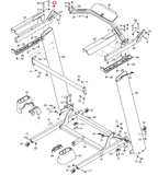 Proform NordicTrack Smart Power 1295i Trainer Treadmill Left Handrail 402904-hydrafitnessparts