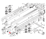 Proform NordicTrack Treadmill Left Rear Foot Pad 356347-hydrafitnessparts