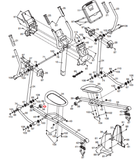 Proform Nordictrack Epic Gold'sGym Freemotion Elliptical Pedal Arm Roller 286547-hydrafitnessparts