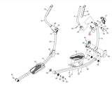 Proform Nordictrack Health Rider Elliptical Right Leg Rear Cover 349865-hydrafitnessparts