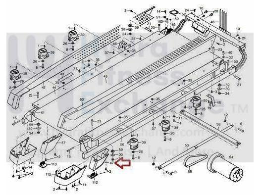 Proform Nordictrack Treadmill Folding Storage Safety Latch Shock