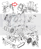 Proform PFEX529120 PFEX529121 Upright Bike Display Console Assembly 332066-hydrafitnessparts