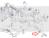 Proform PFTL050990 PFTL050991 PFTL080990 Treadmill Right Upright Spacer 291689-hydrafitnessparts