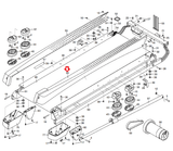 Proform Performance 600c PFTL795110 PFTL795112 Treadmill Right Foot Rail 336582 MFR 316363-hydrafitnessparts