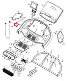 Proform Power 1295I Treadmill Console Base Cover 403117-hydrafitnessparts