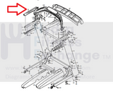 Proform Pro 2000 5000 9000 TRAINER12.0 Treadmill Left Handrail Top Cover 385111-hydrafitnessparts