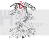 Proform Pro 2000 5000 9000 TRAINER12.0 Treadmill Right Handrail Top Cover 385113-hydrafitnessparts