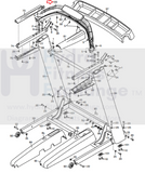 Proform Pro 2000 5000 9000 Treadmill Pulse Bar MFR 384867 384499-hydrafitnessparts