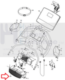 Proform Pro 2000 Treadmill Fan Grill Z08-0650 412928 or 384863-hydrafitnessparts