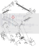 Proform Pro 7000 9000 Treadmill Center Tray MFR-111781 or 336739-hydrafitnessparts
