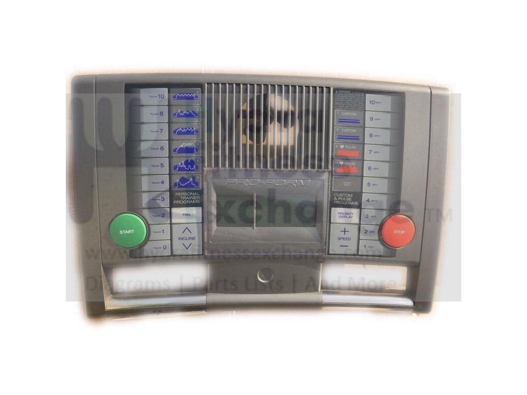 Console D'affichage Pour Tapis Roulant Proform Trainer 12.0 - Pièce Détachée