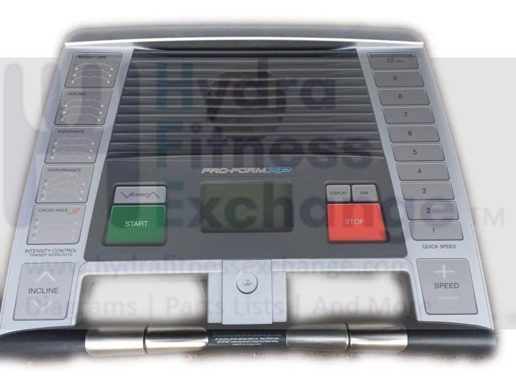 Proform Pro Form Crosswalk XP 580 Treadmill 267886 Display Console