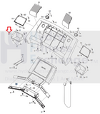 Proform Reebok CHALLENGER 150 M8i Treadmill Left Cup Holder Tray 325580-hydrafitnessparts