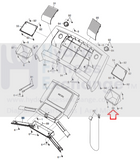 Proform Reebok CHALLENGER 150 M8i Treadmill Right Cup Holder Tray 325581-hydrafitnessparts