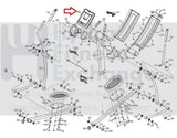 Proform Reebok Elliptical Display Console Assembly 284806-hydrafitnessparts