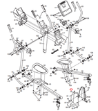 Proform Reebok Gold's gym 880 780 RB 310 DX Elliptical Left Frame Cover 264227-hydrafitnessparts