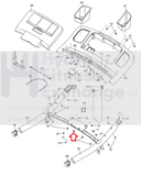 Proform Reebok (Icon) Treadmill Heartrate Bottom Bar 258556-hydrafitnessparts