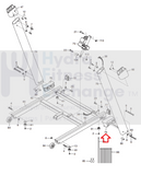 Proform Reebok (Icon) Treadmill Right Upright Spacer 255983 or 257336-hydrafitnessparts