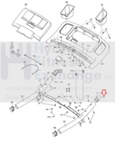 Proform Reebok (Icon) Treadmill Upper Console Handle Bar End Cap 257590-hydrafitnessparts