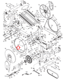 Proform Reebok Lifestyler Elliptical Botton Head Side Union Screw 1-4" 244353-hydrafitnessparts