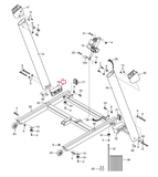 Proform Reebok Treadmill Left Upright Spacer 283482 or 257335-hydrafitnessparts