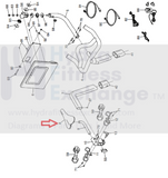 Proform Smart Power 10.0 Cycle Bike Saddle Seat Bottom 403796-hydrafitnessparts