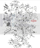 Proform Tour De France Cycle Spin Bike Left Magnet Cover 316963-hydrafitnessparts