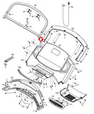 Proform Treadmill Console Base Cover MFR-111772 or 334639-hydrafitnessparts