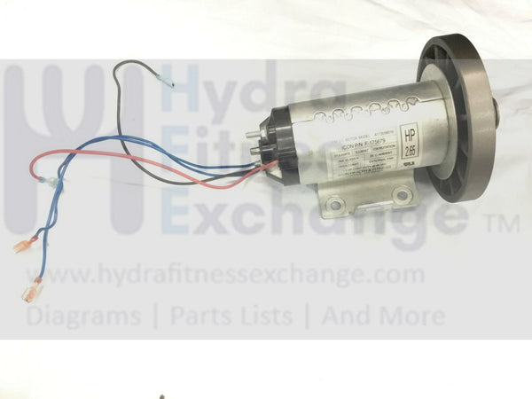 Proform Treadmill Dc Drive Motor Assembly With Flywheel A17265M016