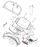 Proform Treadmill Display Console Fan Grill 349698-hydrafitnessparts