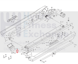 Proform Treadmill Left Rear Foot End Cap 327593-hydrafitnessparts