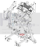 Proform Treadmill Resistance Cone Mount Hardware Screw 1/4" X 3 1/2" 316505-hydrafitnessparts