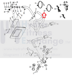 Proform Upright Bike 6-Pin Wire Harness 403349-hydrafitnessparts