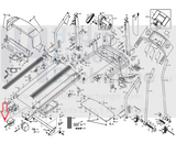 Proform Weslo 280 C42 325 365e Treadmill Left Rear Endcap 186905-hydrafitnessparts