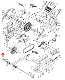 Proform Weslo 505 ZLE 590 E Cadence 80 Elliptical Stabilizer End Cap 289662-hydrafitnessparts