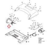 Proform Weslo Treadmill Dc Drive Motor with Flywheel 405705-hydrafitnessparts